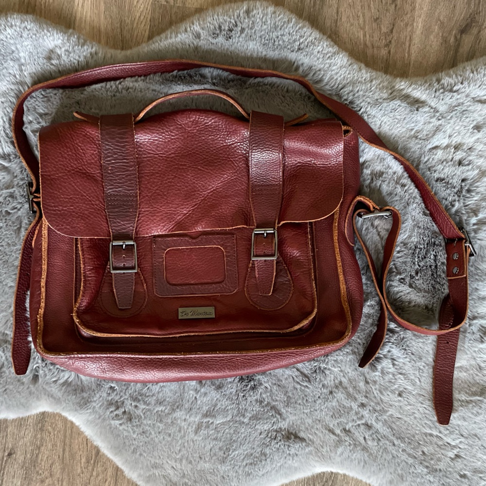 Dr. Martens Leather Messenger Bag